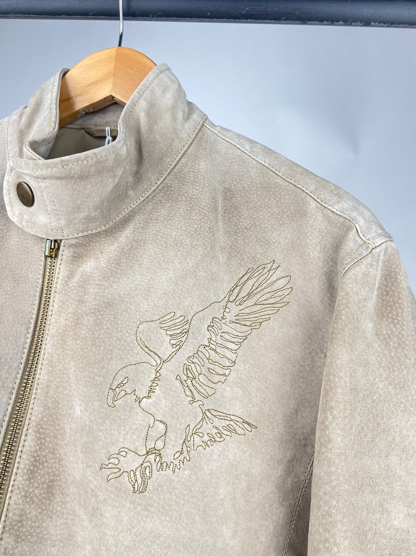 Vintage 90s Suede Eagle Jacket