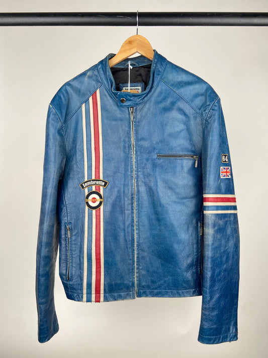 Lambretta 90s Leather Motorbike Jacket