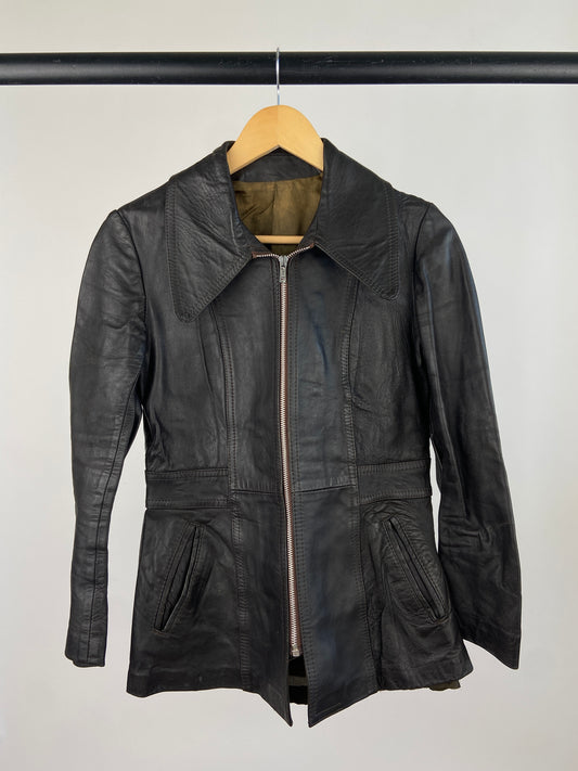 Vintage 60s Brown Leather Jacket