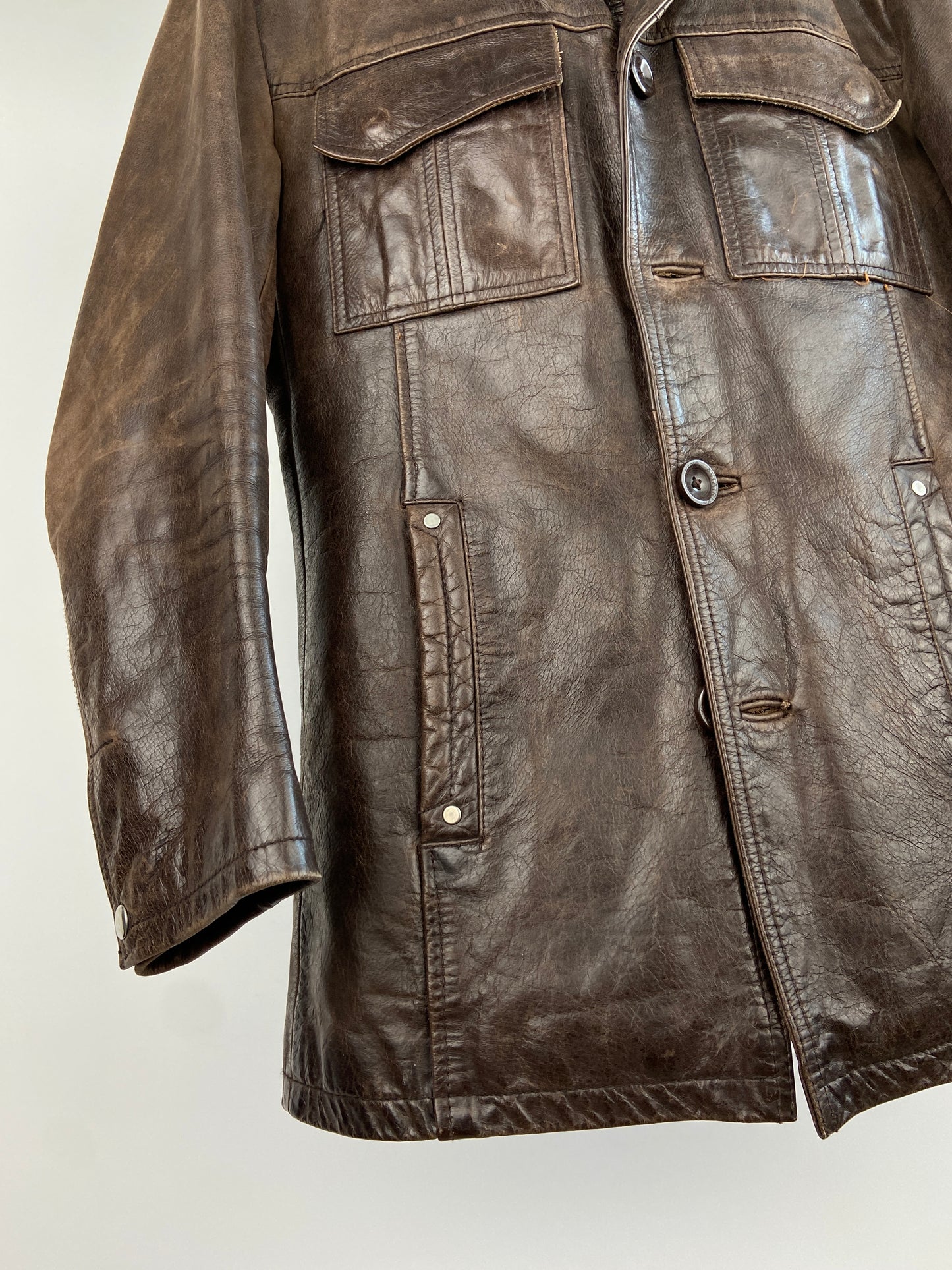 Vintage Aviatrix Brown Leather Jacket