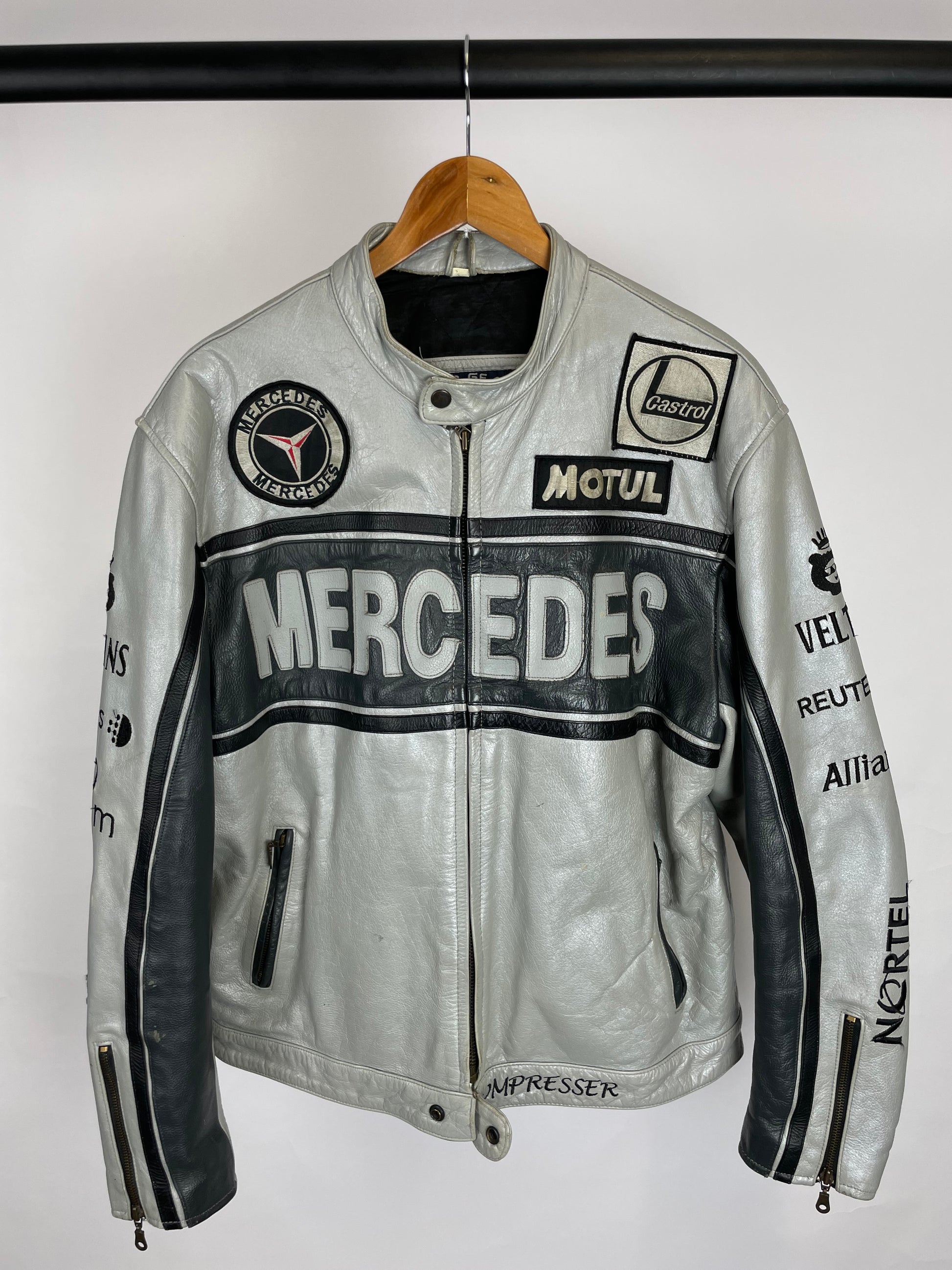 Leather Jacket Mercedes Benz Outerwear Vintage Mercedes-Benz
