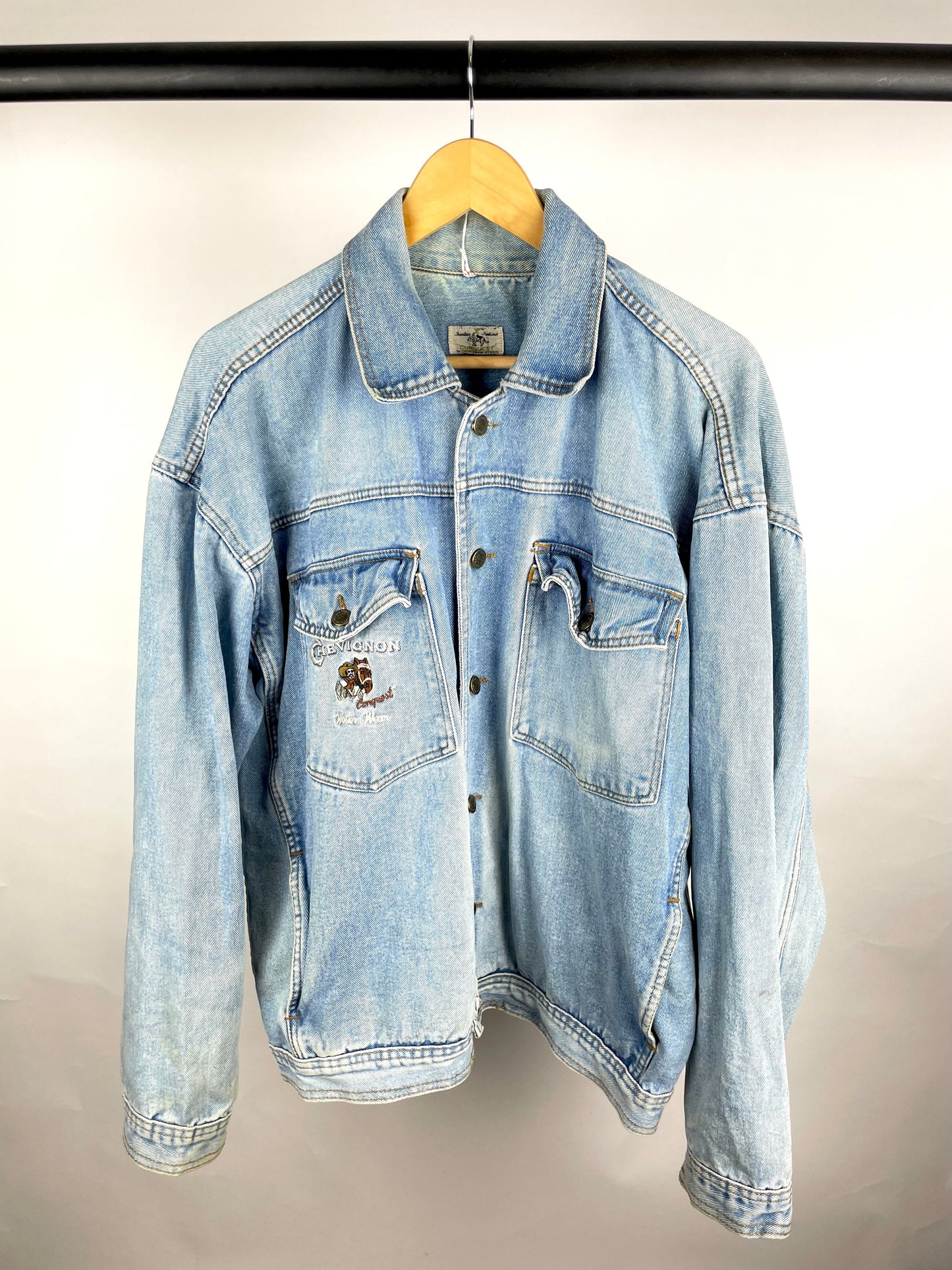 Vintage 90s Chevignon Denim Jacket