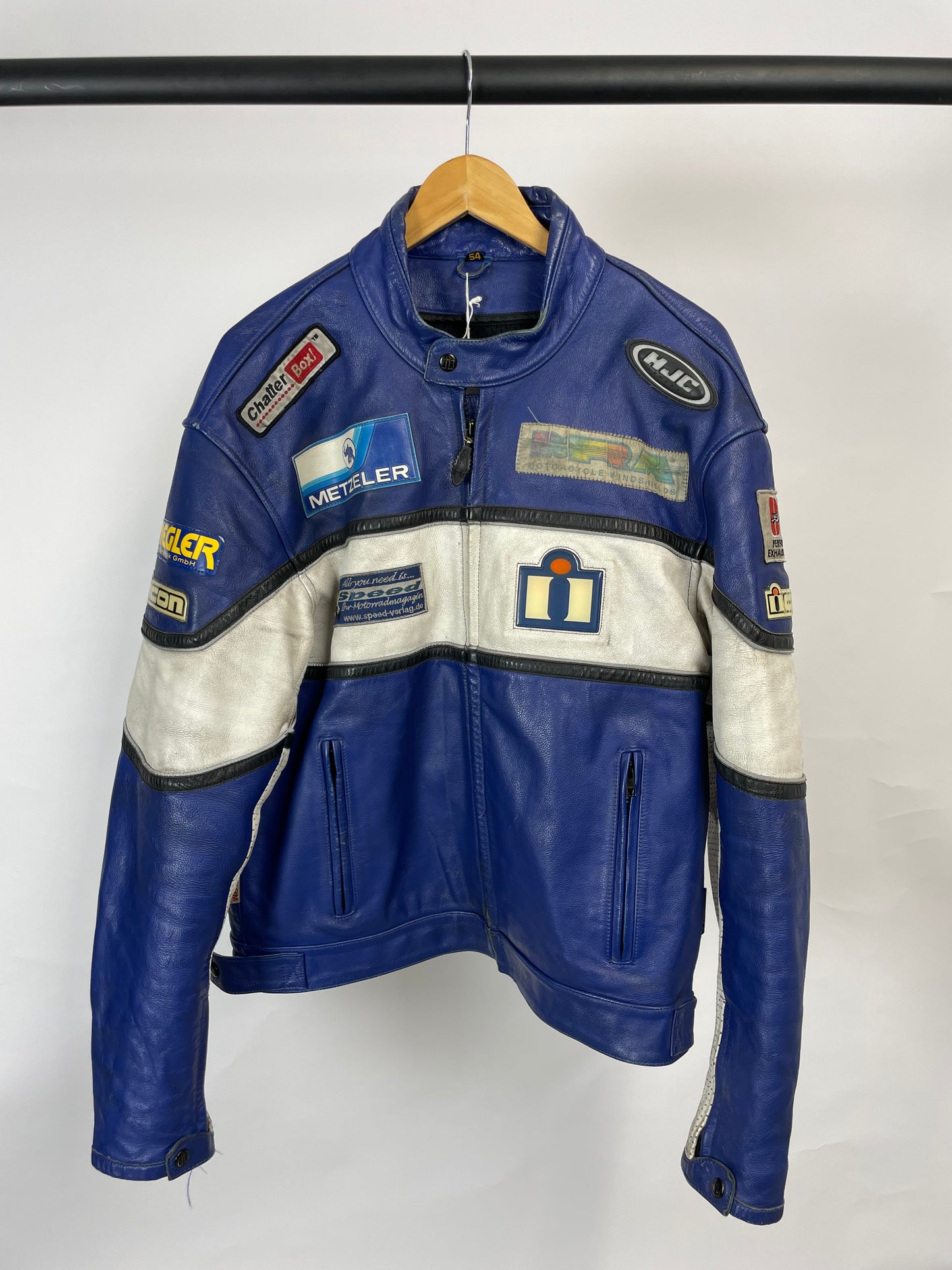 SPOOL 90s Leather Motorbike Jacket