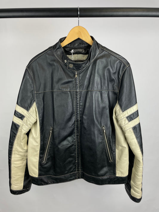 Vintage 90s M. Julian Wilsons Leather Motorbike Jacket