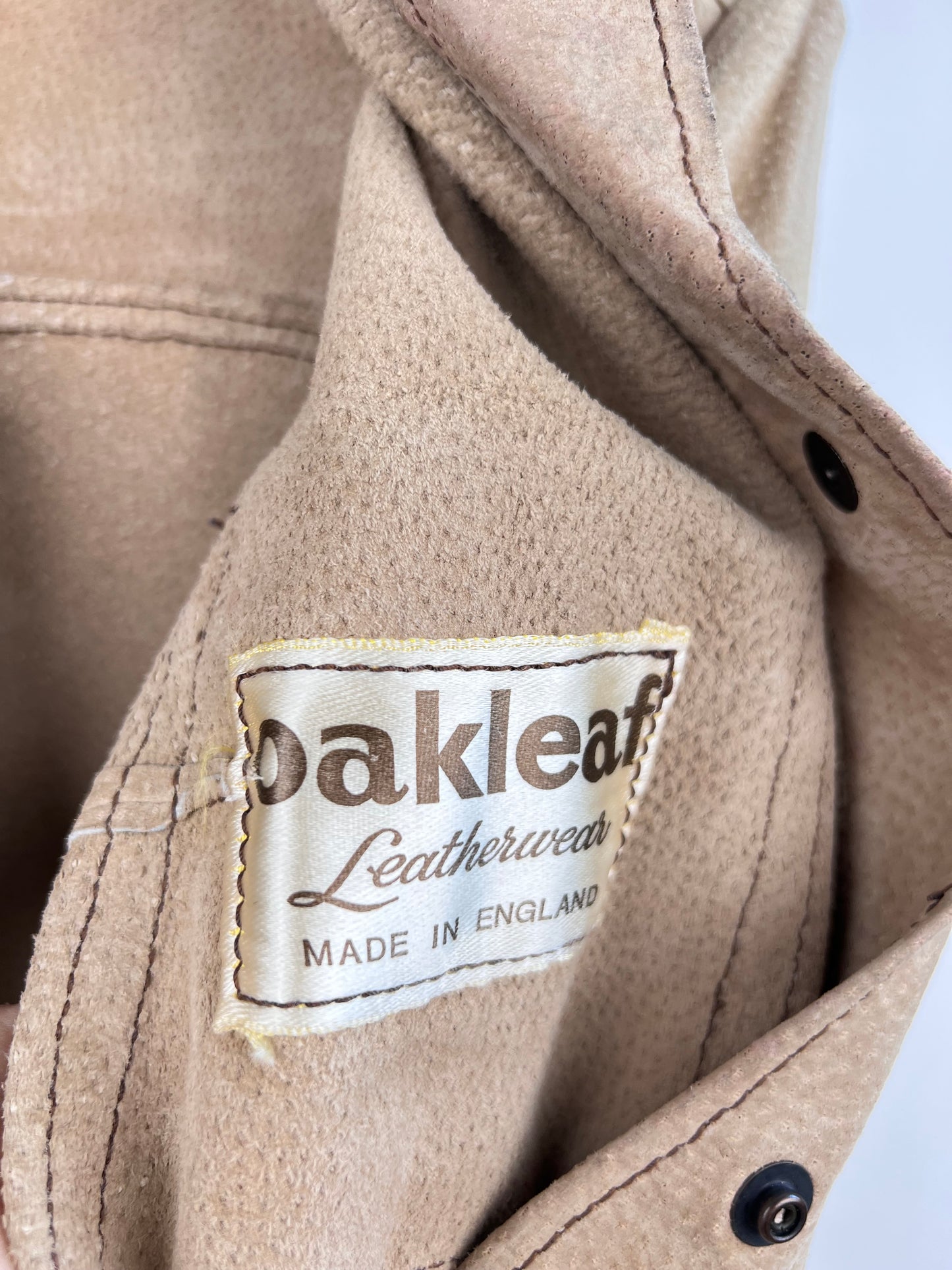 Vintage 90s Oakleaf Suede Jacket