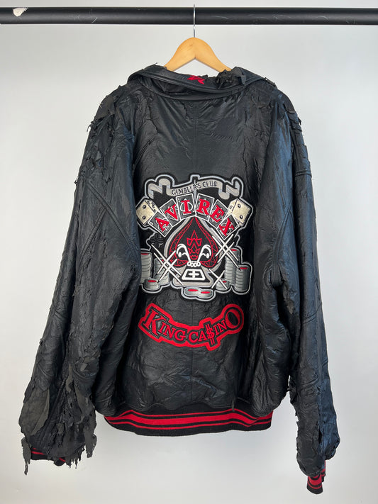 Vintage Avirex 90s Leather Bomber Jacket