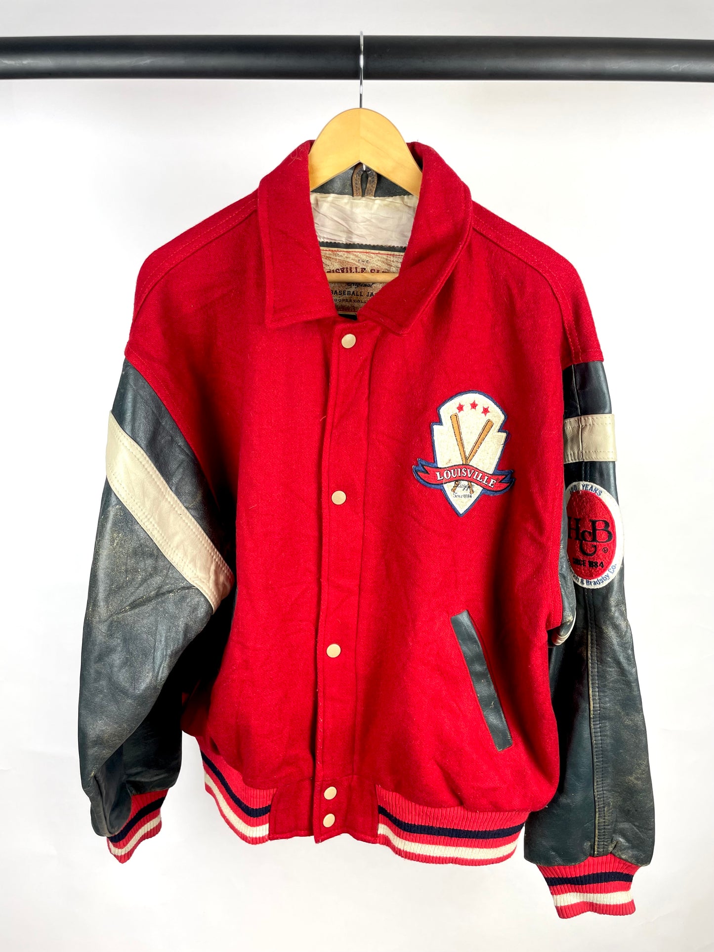 Vintage 90s Louisville Sluggers Baseball Jacket