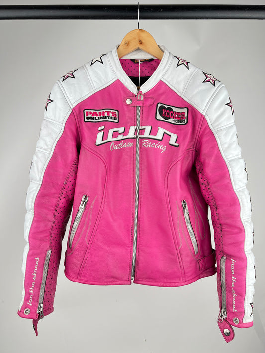 Icon 90s Leather Motorbike Jacket