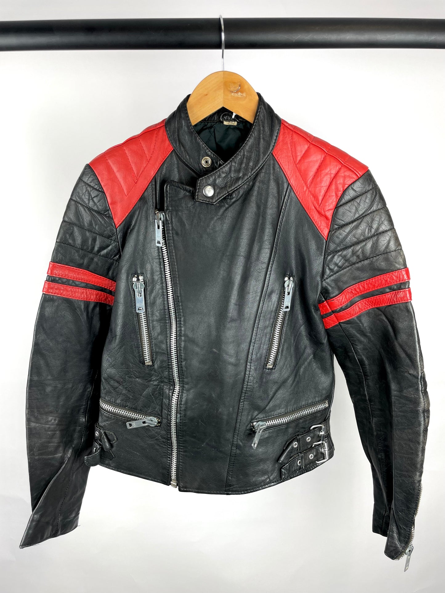 Vintage 90s Leather Motorbike Jacket