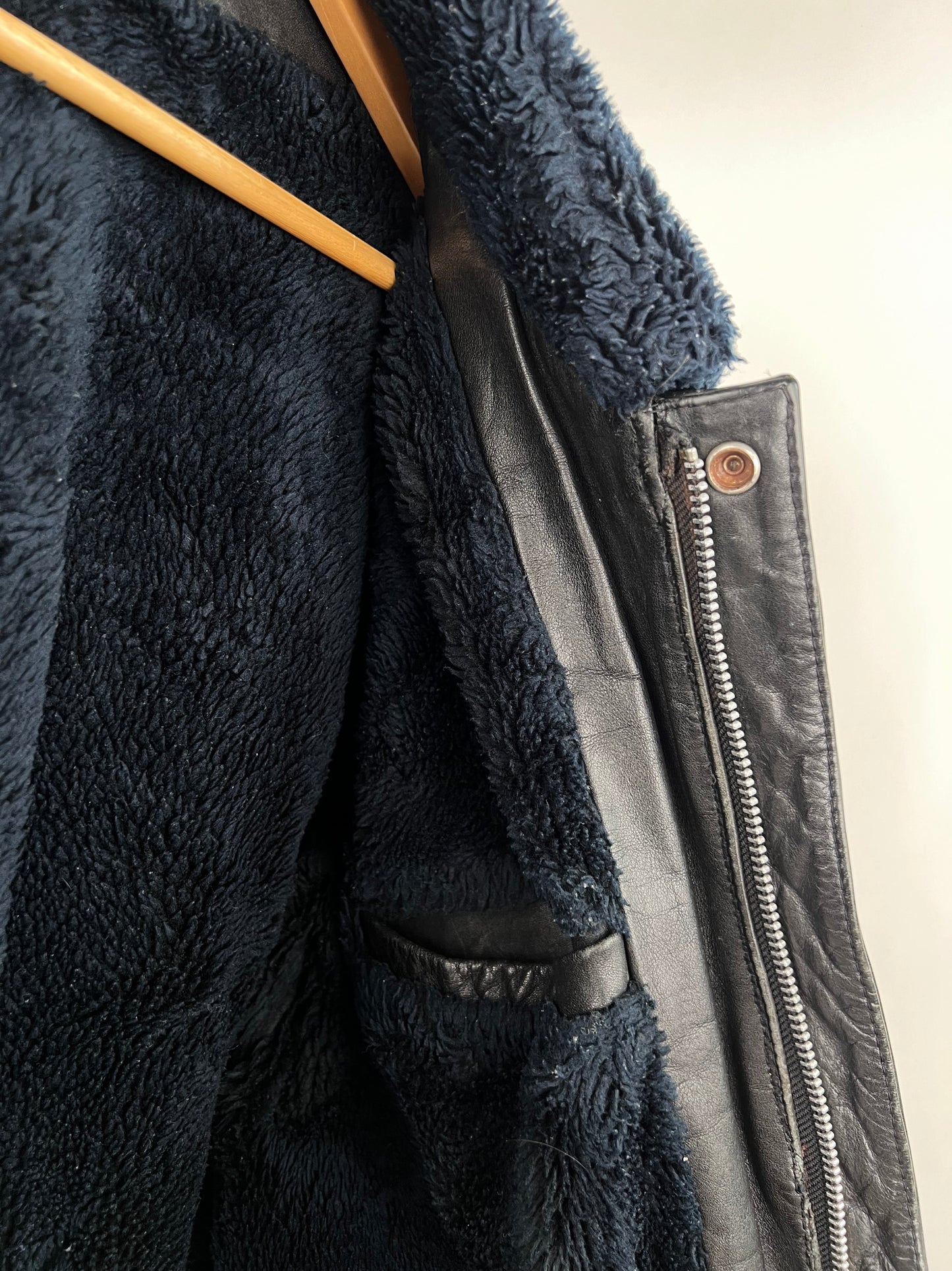 Vintage 80s Leather Flight Jacket