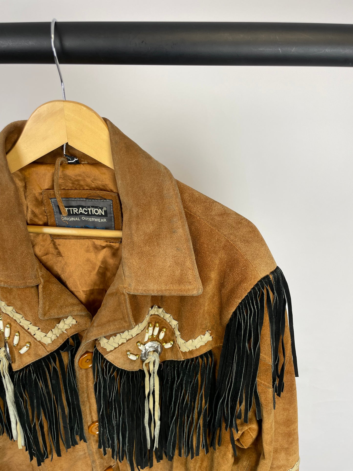 Western 70s Attraction Suede Tassel Jacket