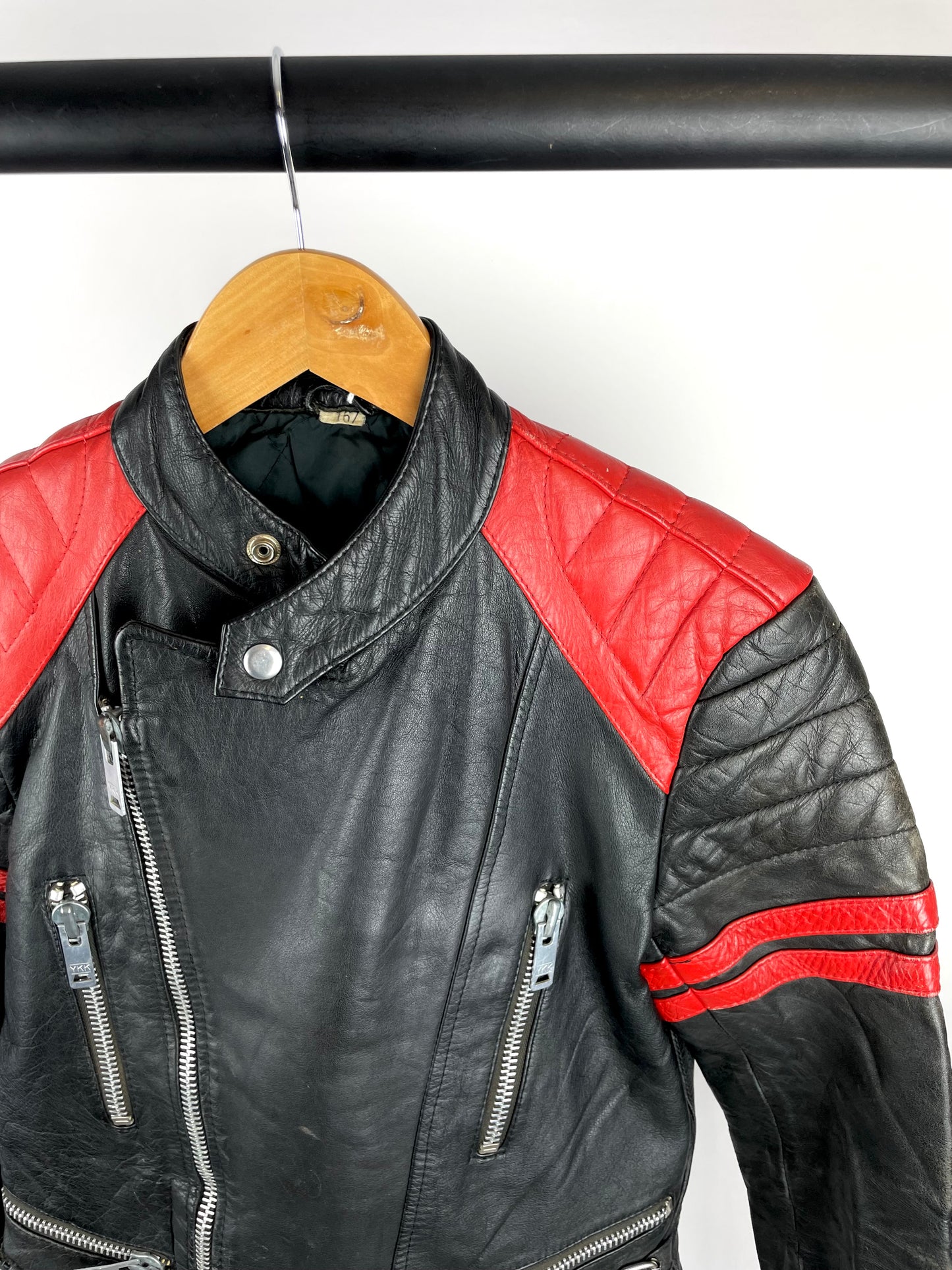 Vintage 90s Leather Motorbike Jacket