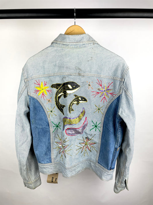 Vintage 90s Reversible Lee Denim Jacket