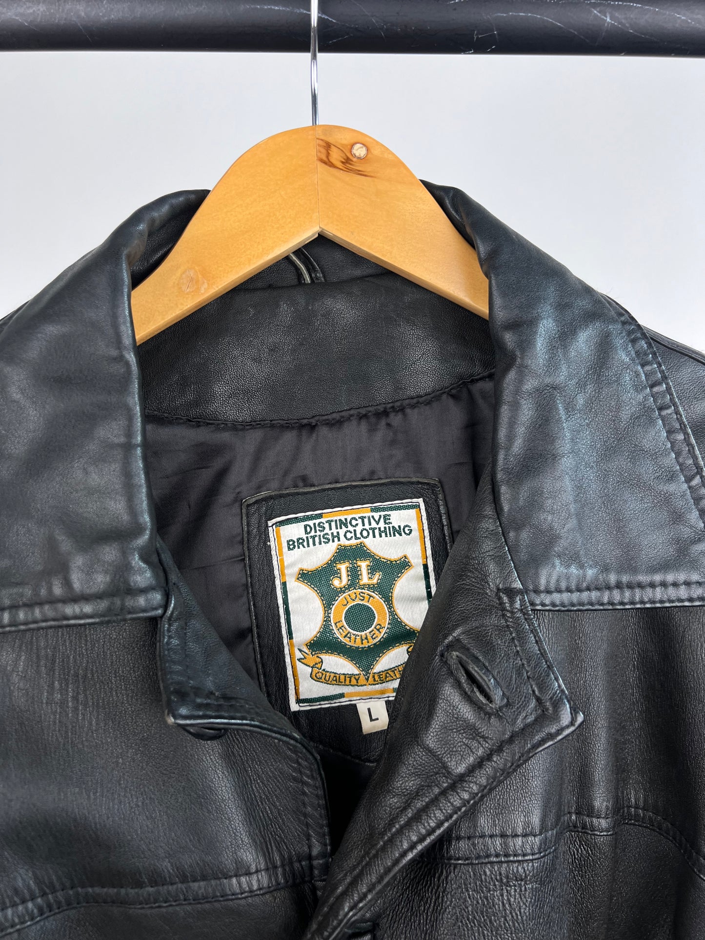 Vintage 90s JL Leather Jacket
