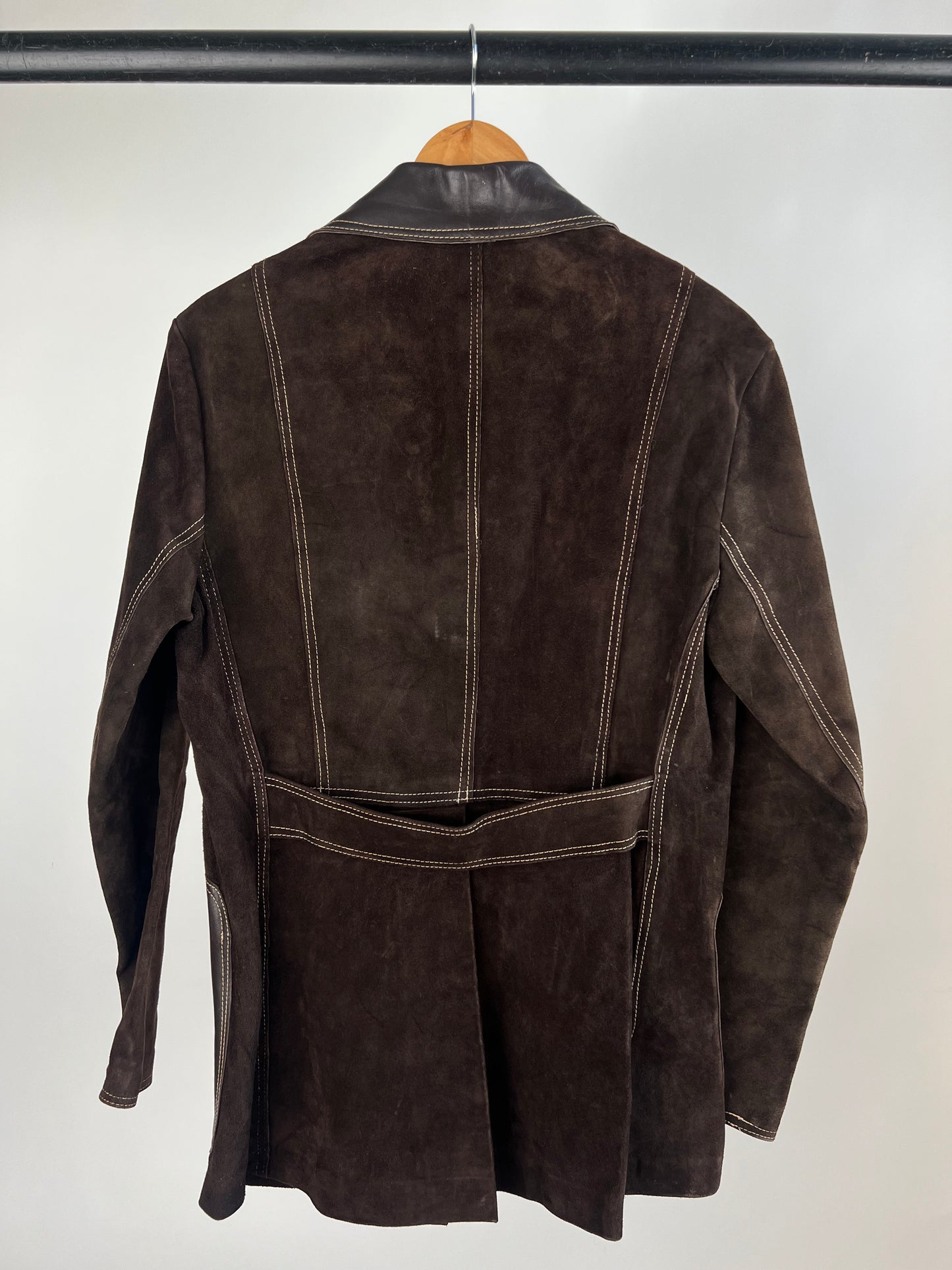 Vintage 70s Suede Two Tone Jacket