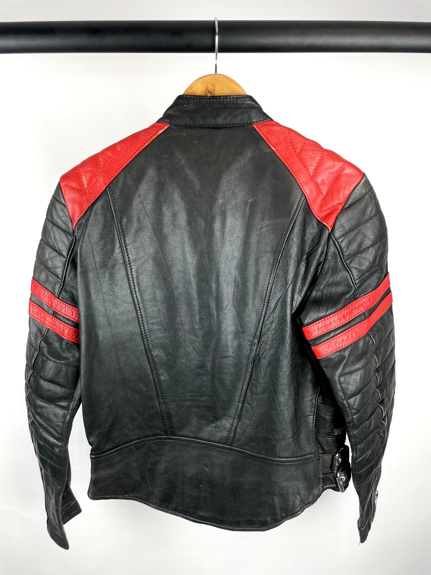 Vintage 90s Leather Motorbike Jacket