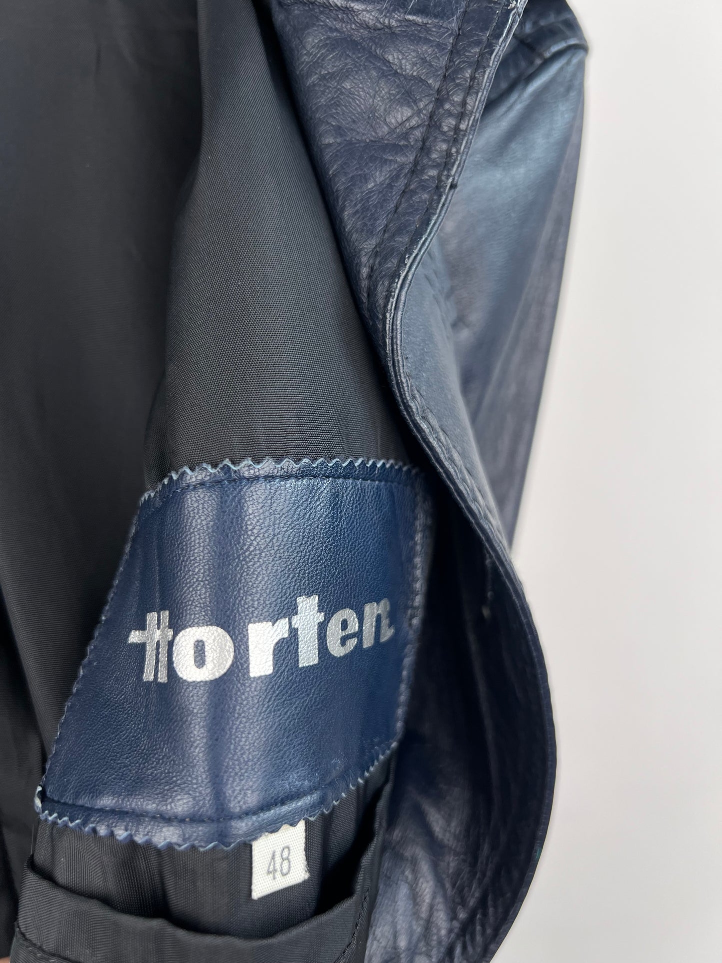 Vintage 70s Torten Leather Safari Jacket