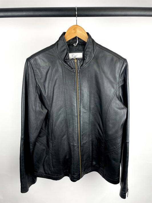 Vintage 90s Klass Leather Jacket