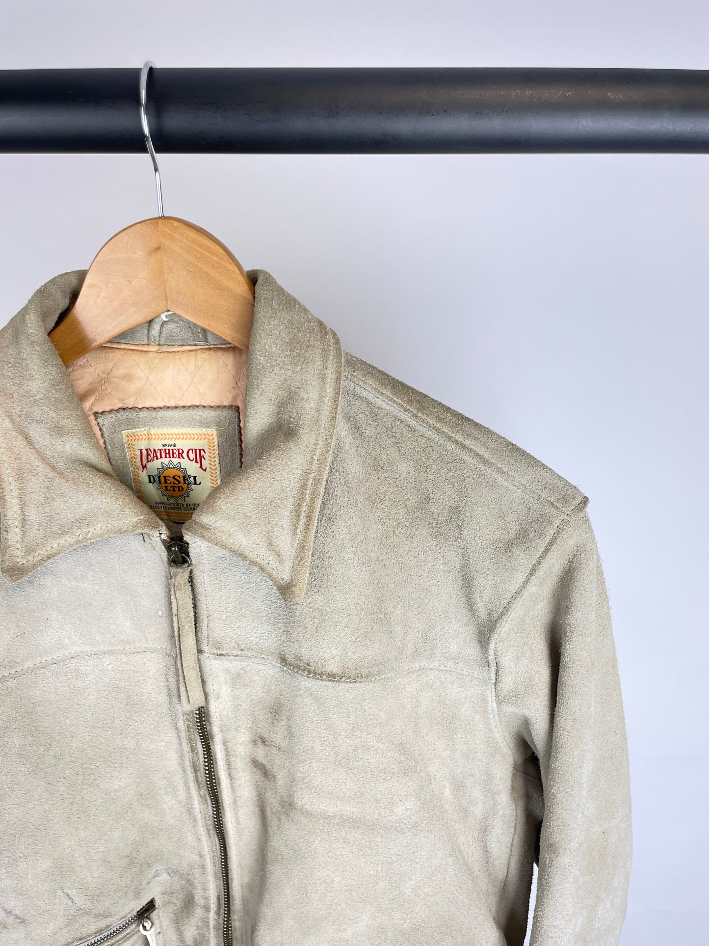 Vintage 80s DIESEL Ltd Suede Tassel Jacket