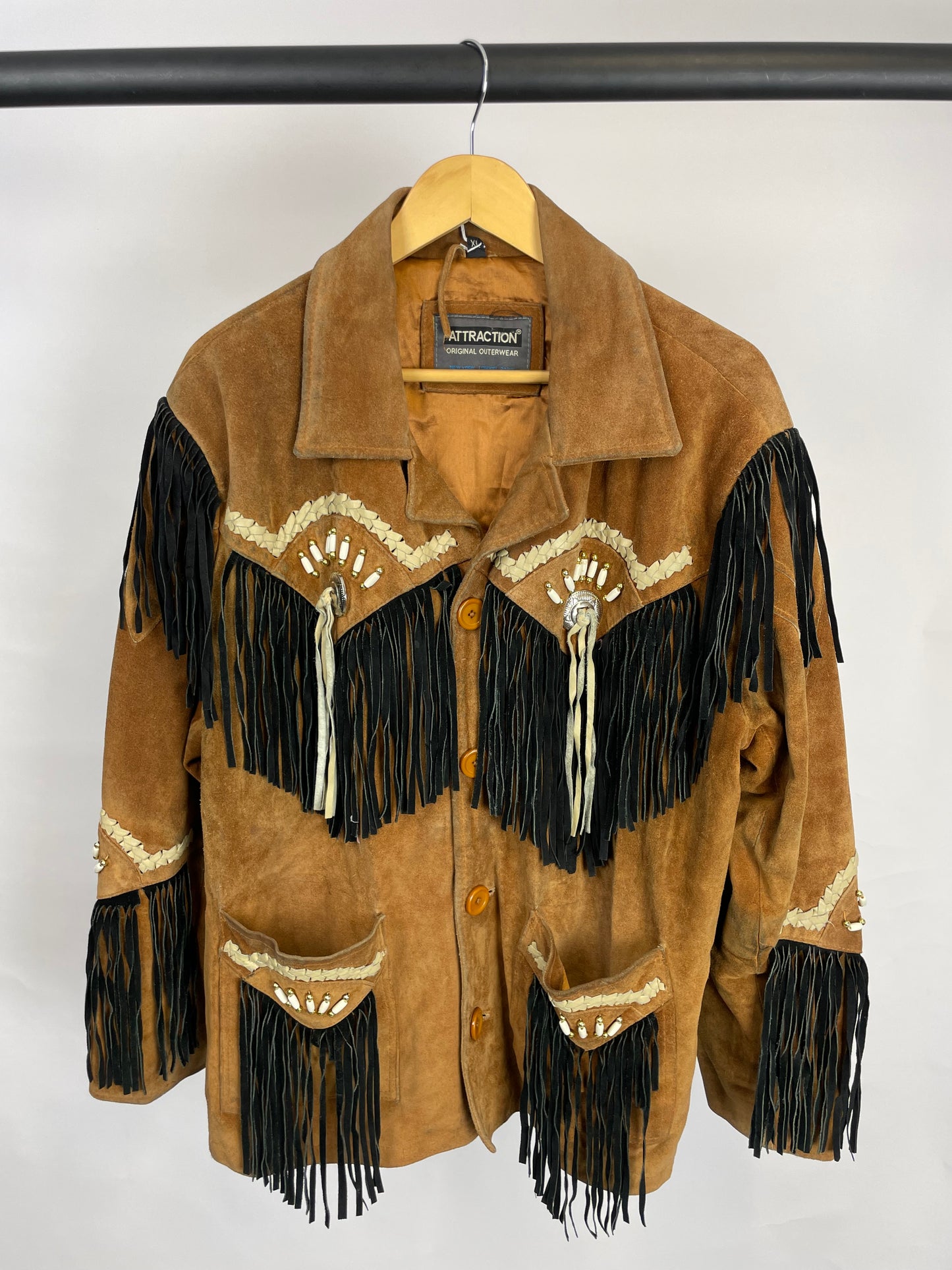 Western 70s Attraction Suede Tassel Jacket