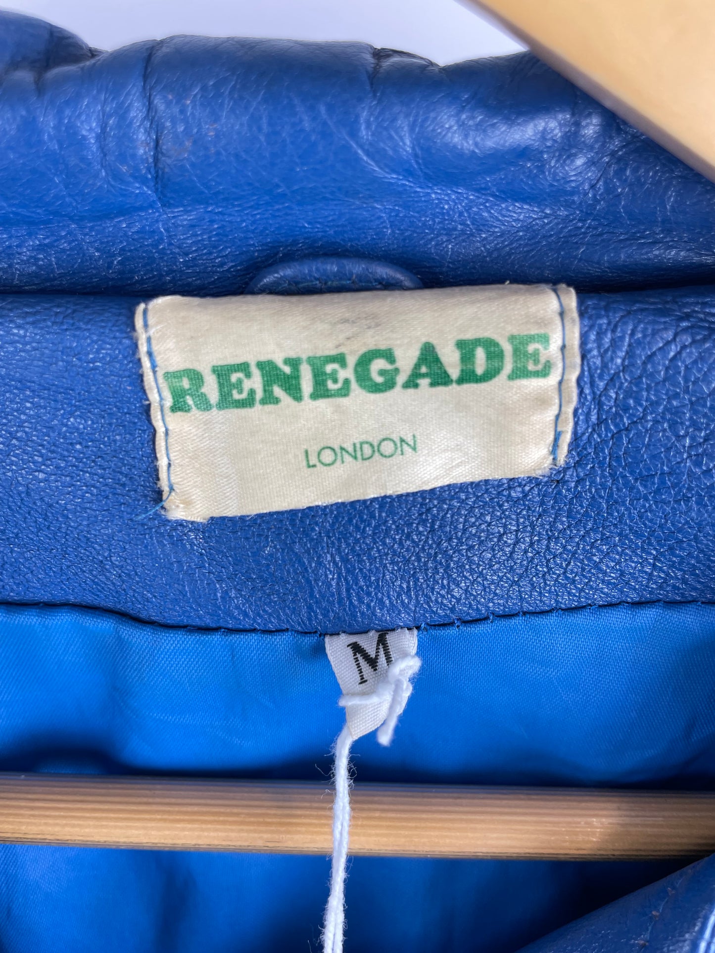 Vintage 90s Renegade London Tassel Leather Jacket