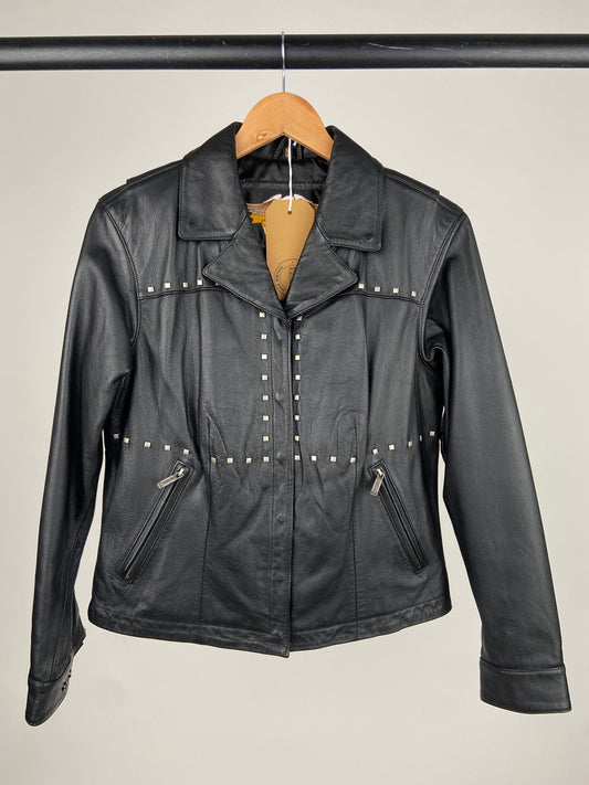 Harley Davidson 90s Leather Biker Jacket