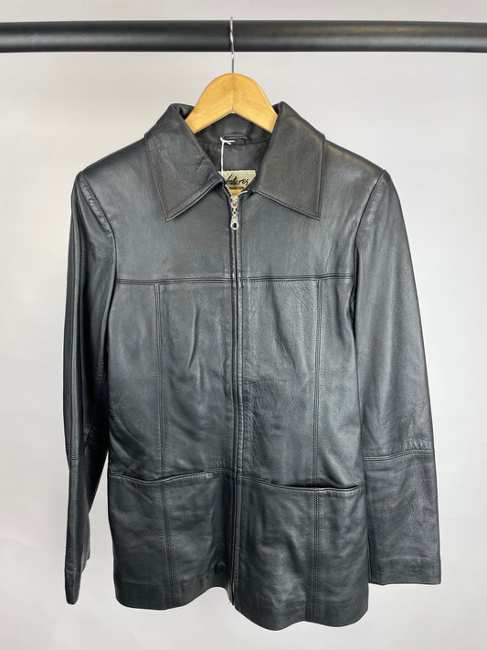 Vintage 90s Antares Collection Leather Jacket