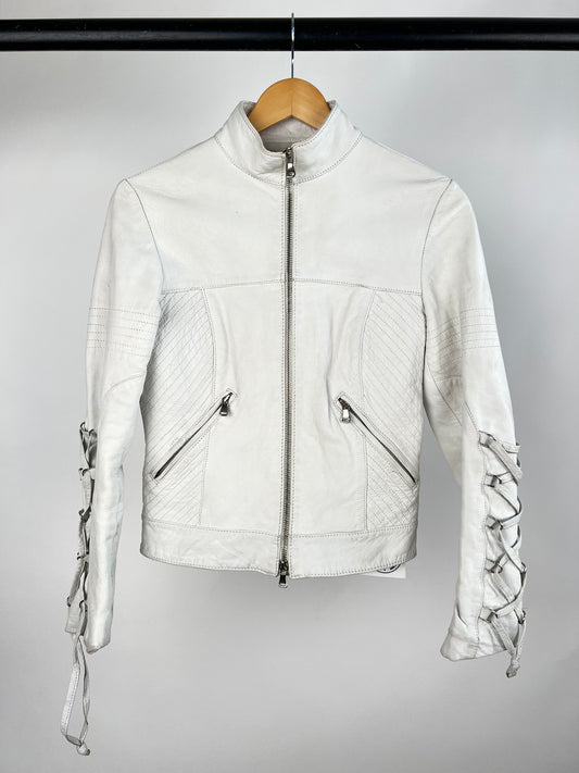 Vintage 90s Leather Biker Jacket