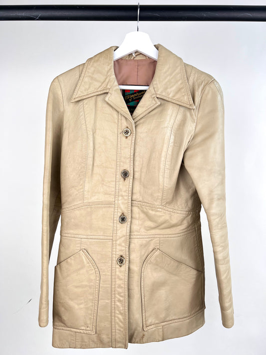 Vintage 70s Glenhusky Leather Jacket