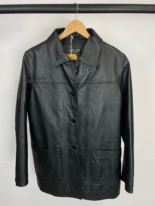 Vintage 90s Milan Leather Jacket