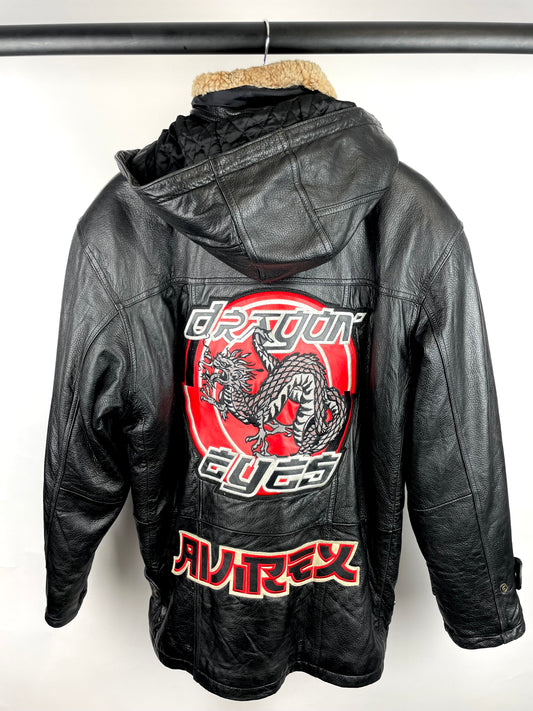 Vintage 90s Avirex Dragon Eyes Jacket