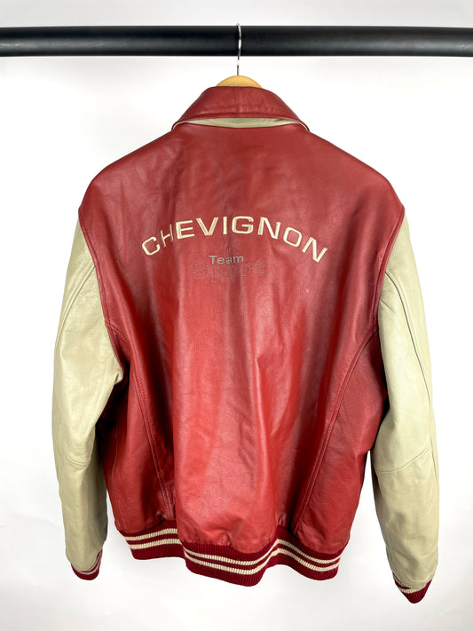 Vintage 90s Chevignon Varsity Jacket