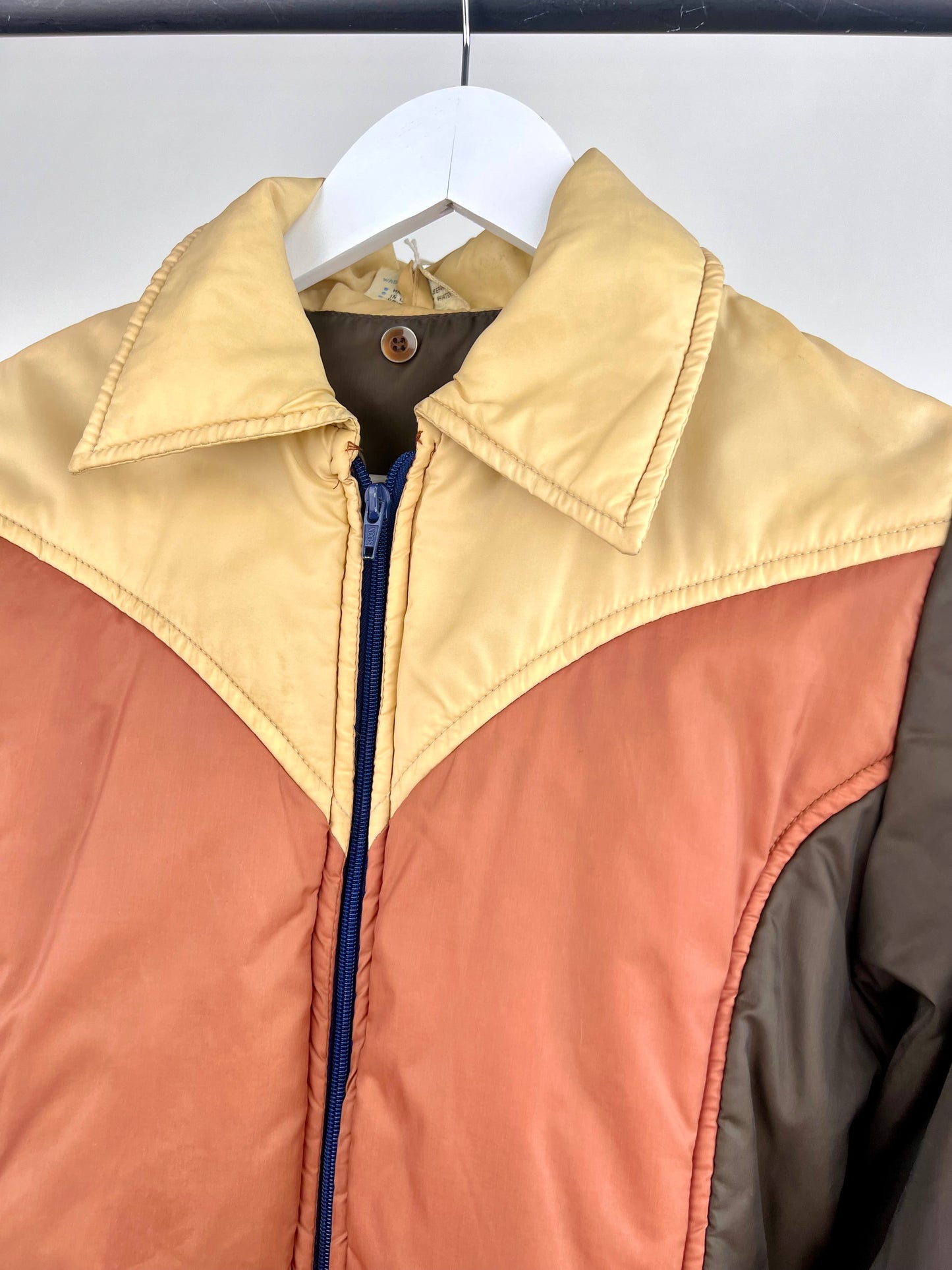 Vintage 70s Patchwork Rain Jacket
