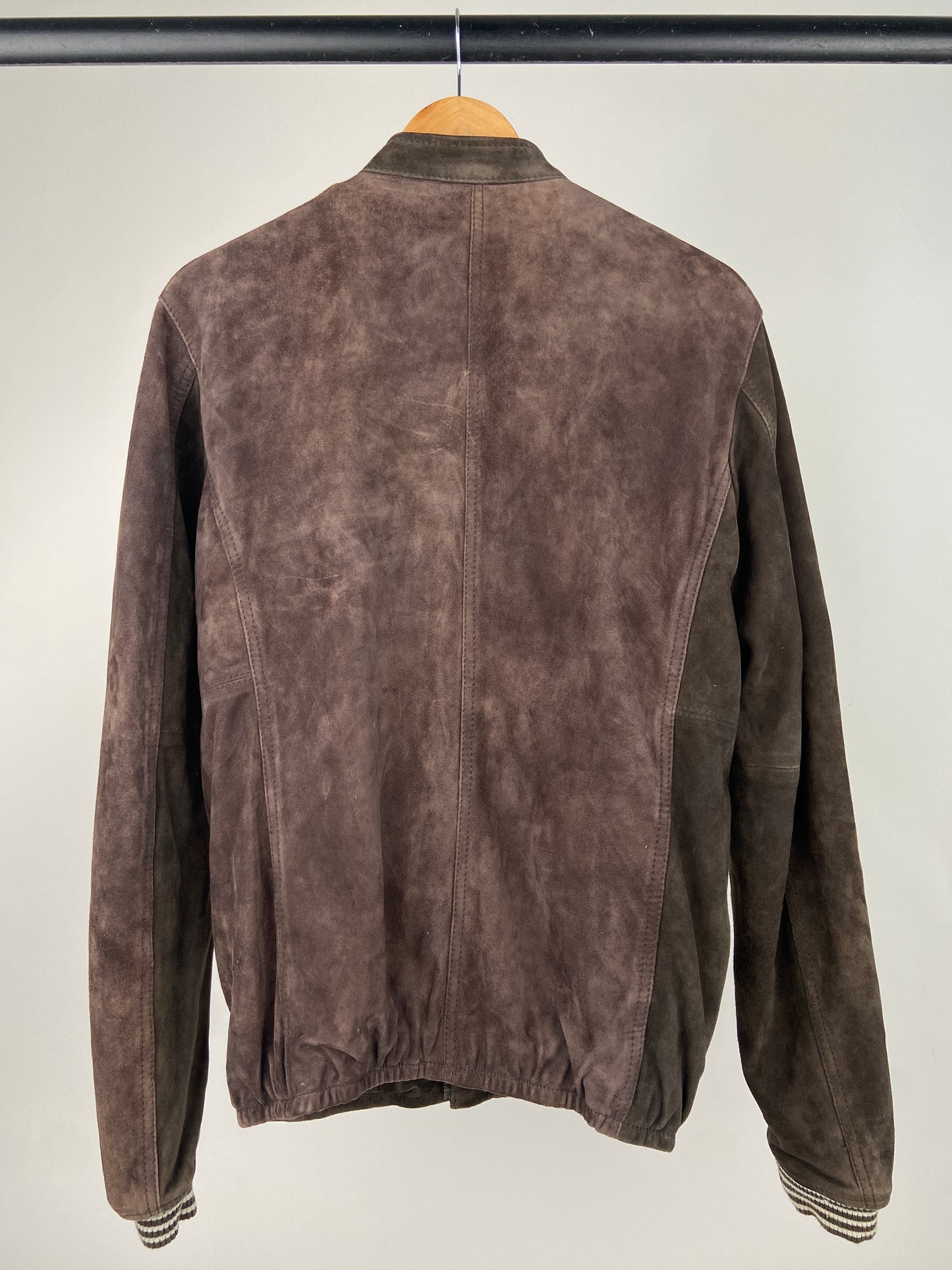 Vintage Diesel Suede Two Tone Bomber Jacket