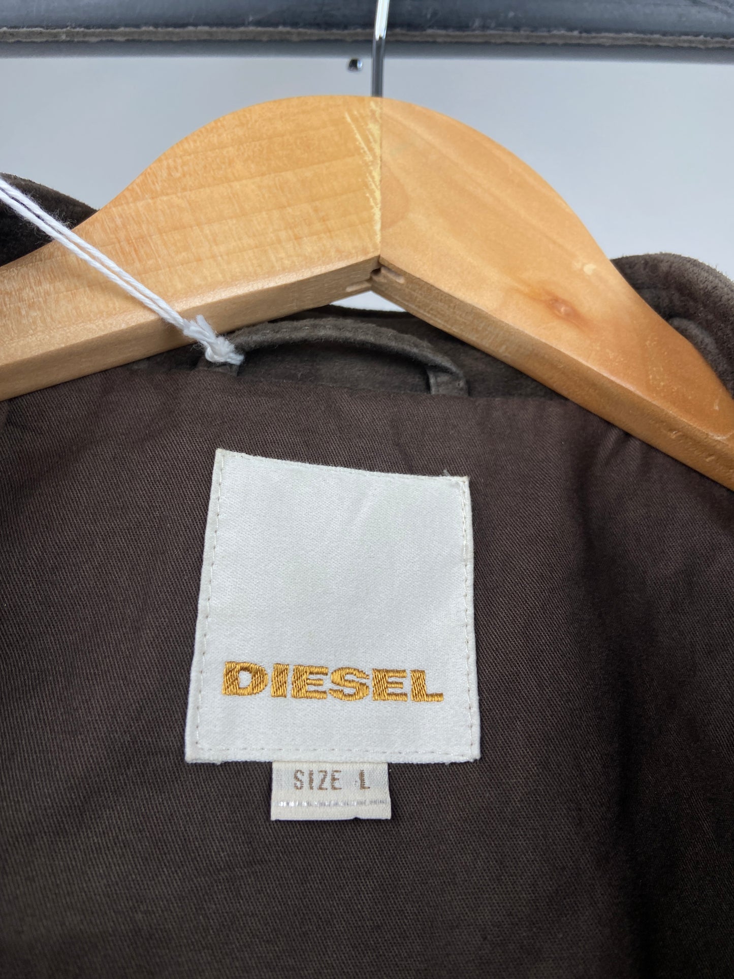 Vintage Diesel Suede Two Tone Bomber Jacket