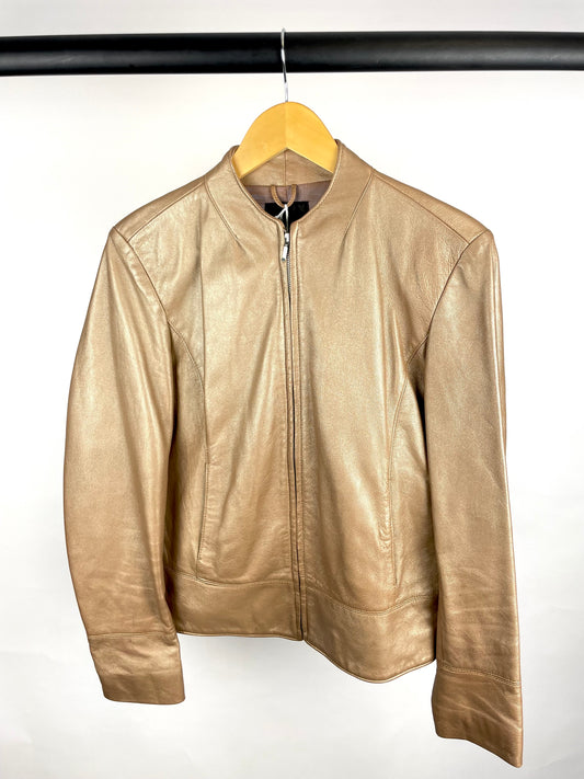 Vintage 90s Hyphen Leather Jacket