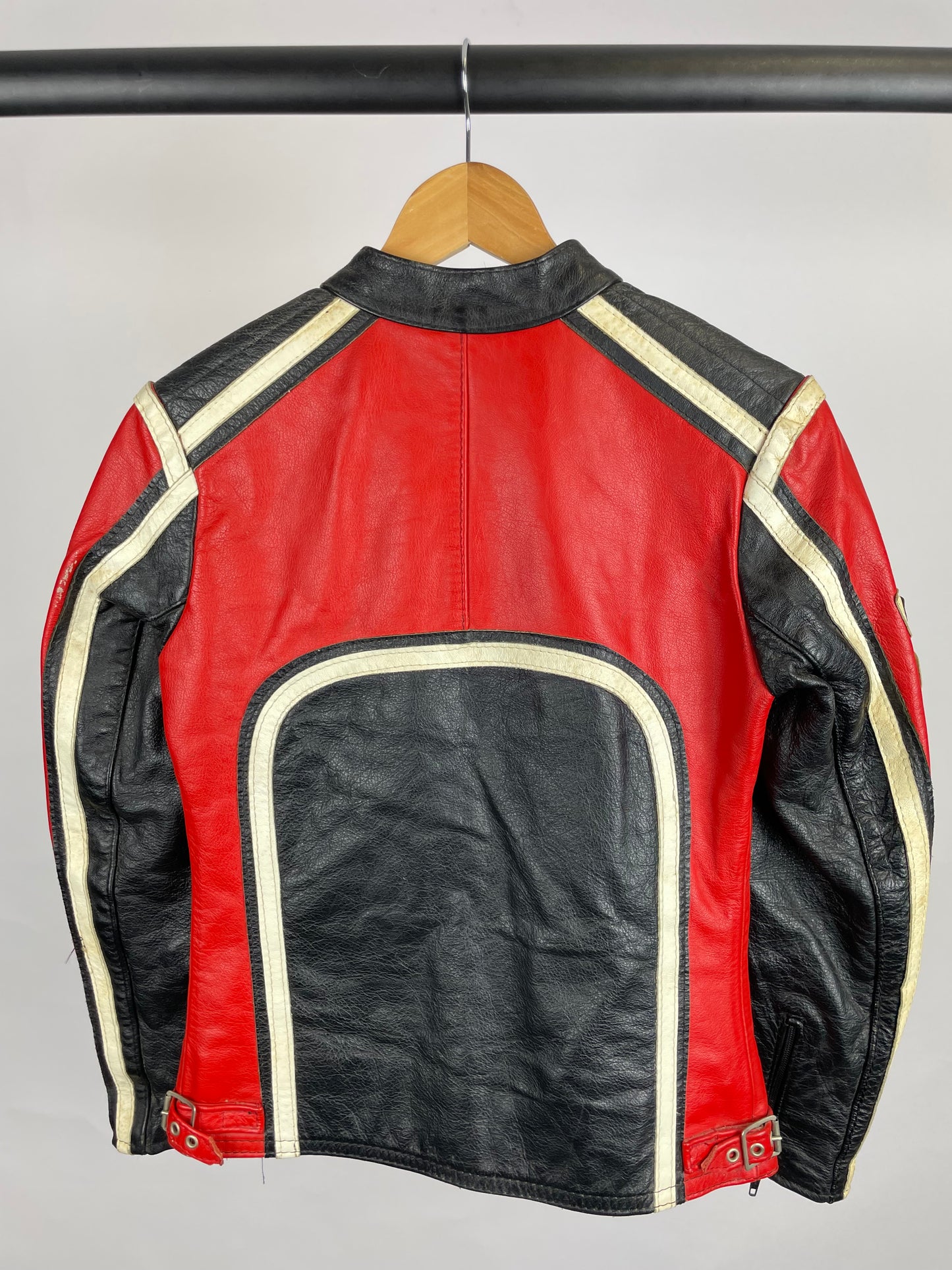 Vintage 90s Lookwell Leathers Motorbike Jacket