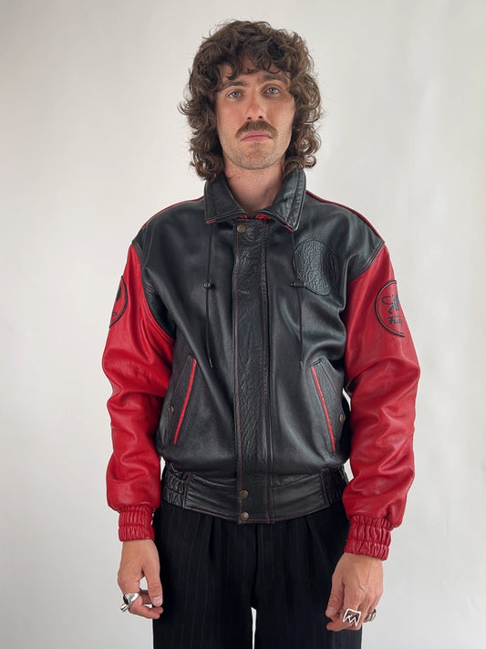 Furygan 90s Leather Motorbike Jacket
