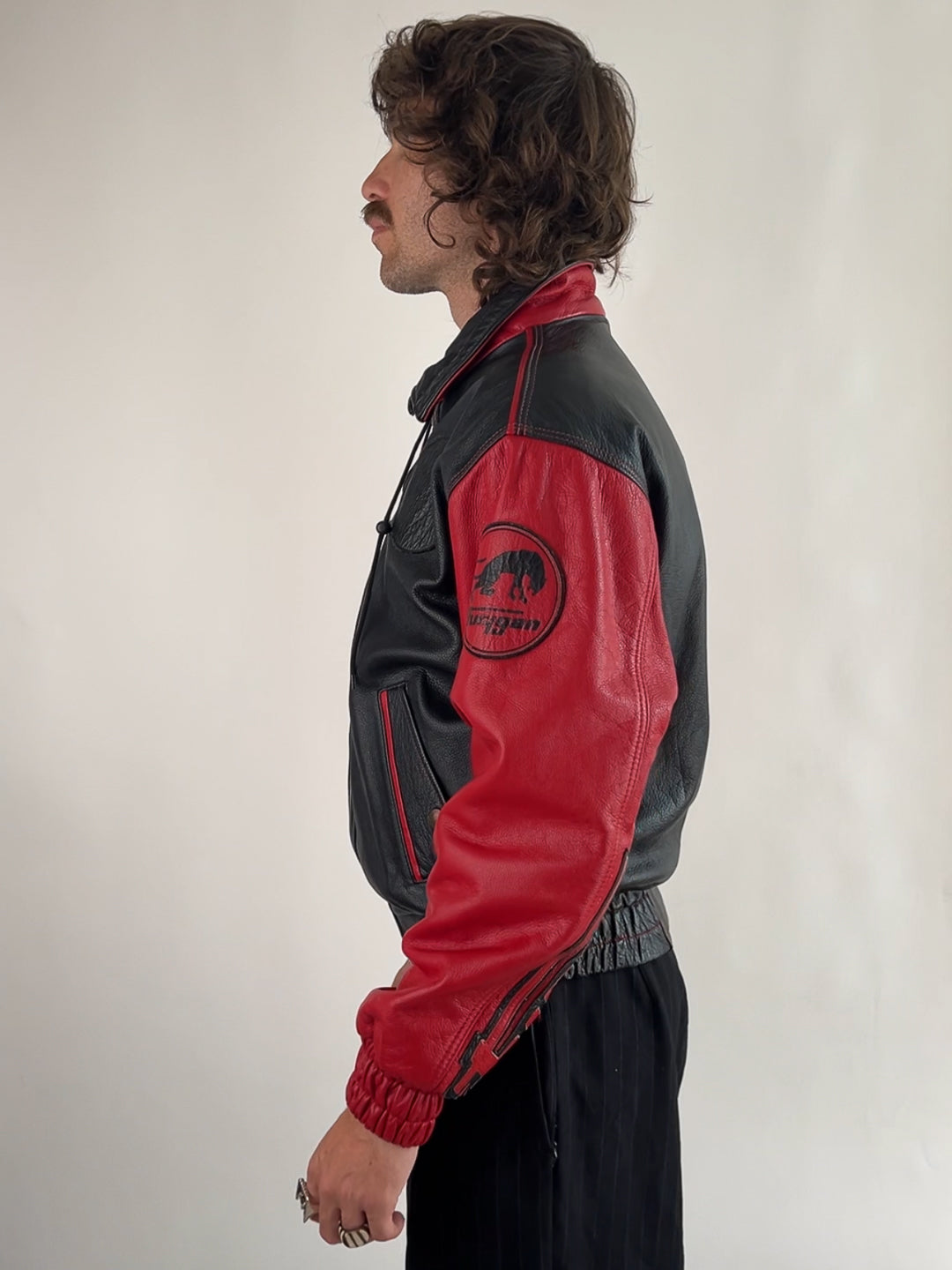 Furygan 90s Leather Motorbike Jacket – Skux Vintage