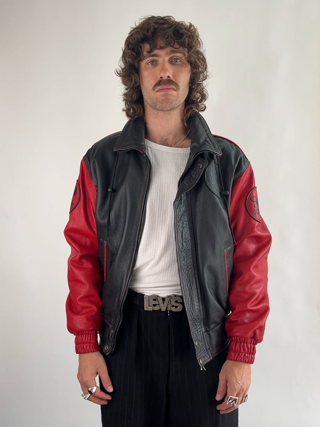 Furygan 90s Leather Motorbike Jacket – Skux Vintage