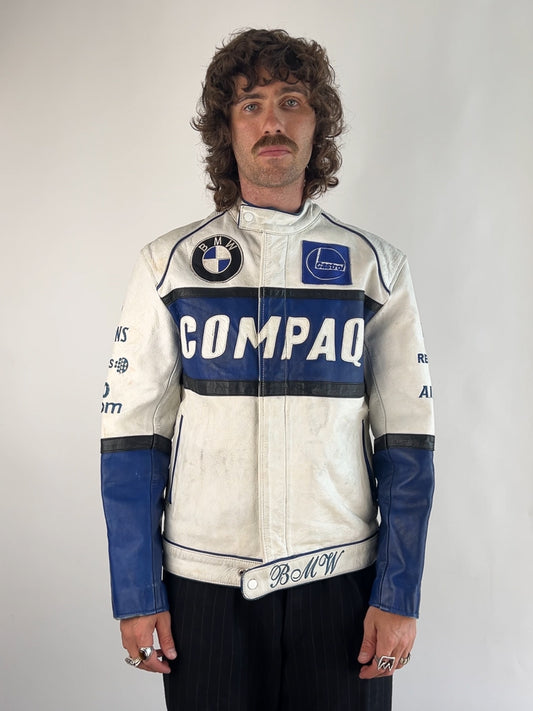 BMW 90s Leather Motorbike Jacket
