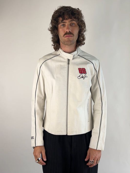 Vintage Nascar Dale Earnhardt Leather Racing Jacket