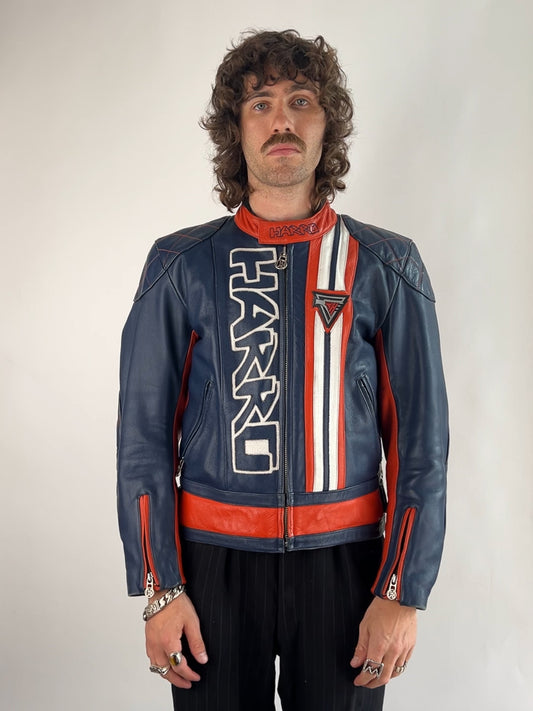Vintage 90s HARRO Streetwear Motorbike Jacket
