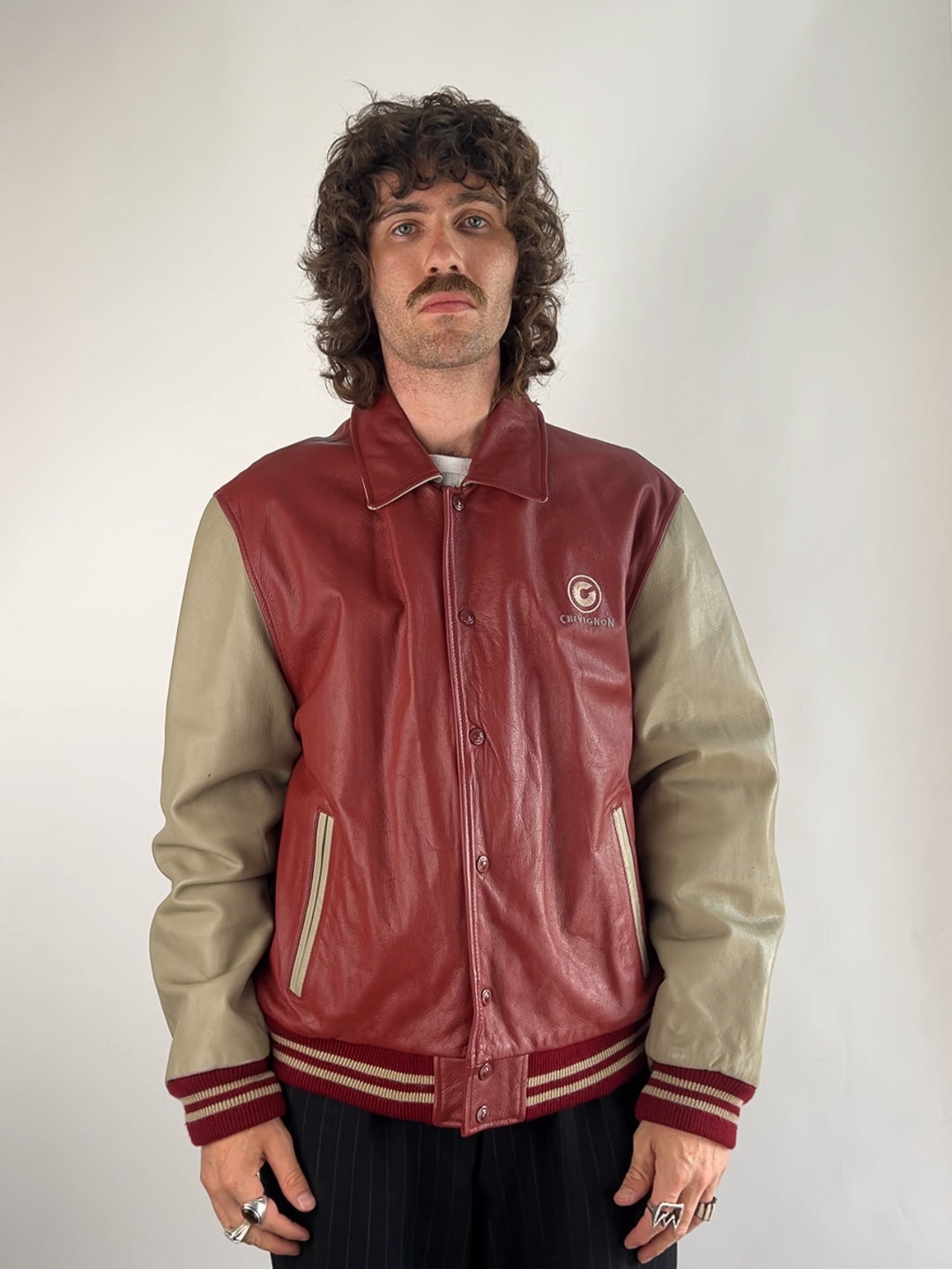 ジャケット・アウター 80s 90s CHEVIGNON Padded Varsity Jacket Vintage 90s Chevignon Varsity Jacket – Skux Vintage
