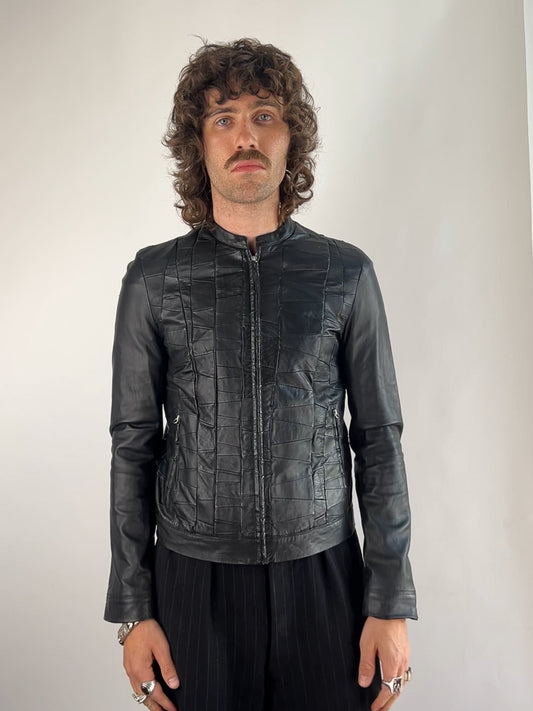 Vintage 90s FARHI Leather Jacket