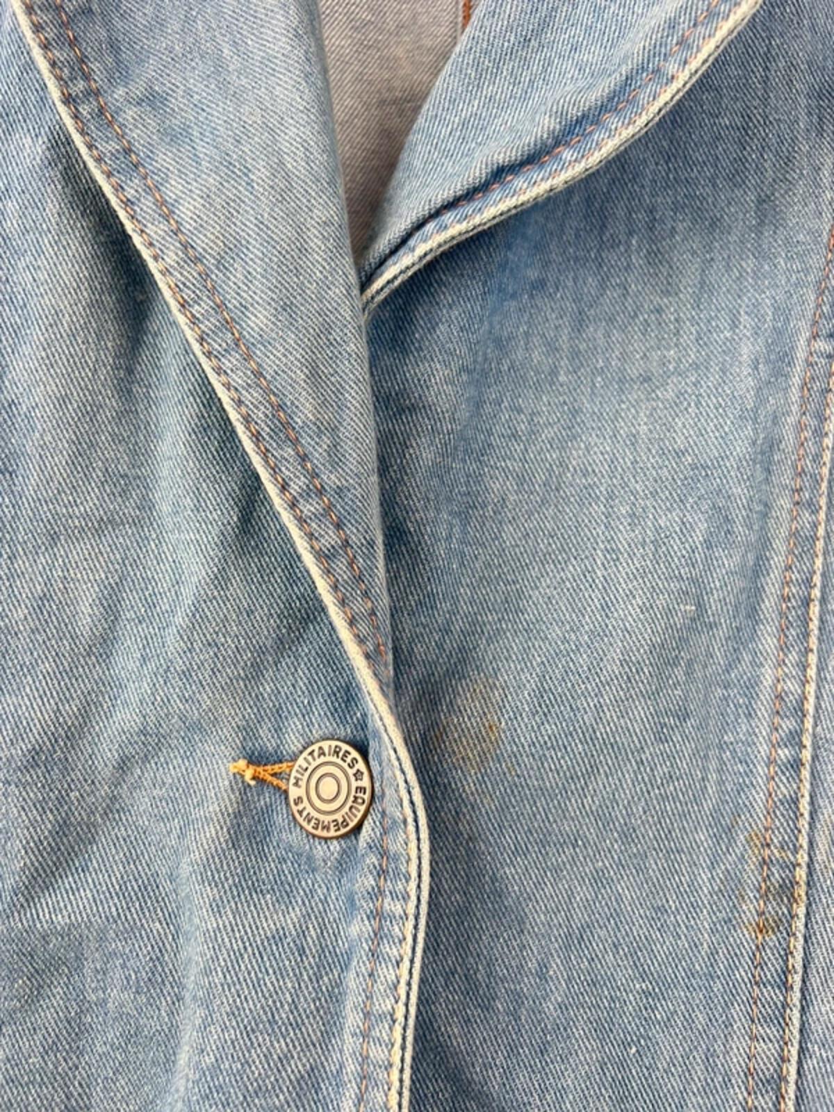 Vintage 70s Denim Flared Suit
