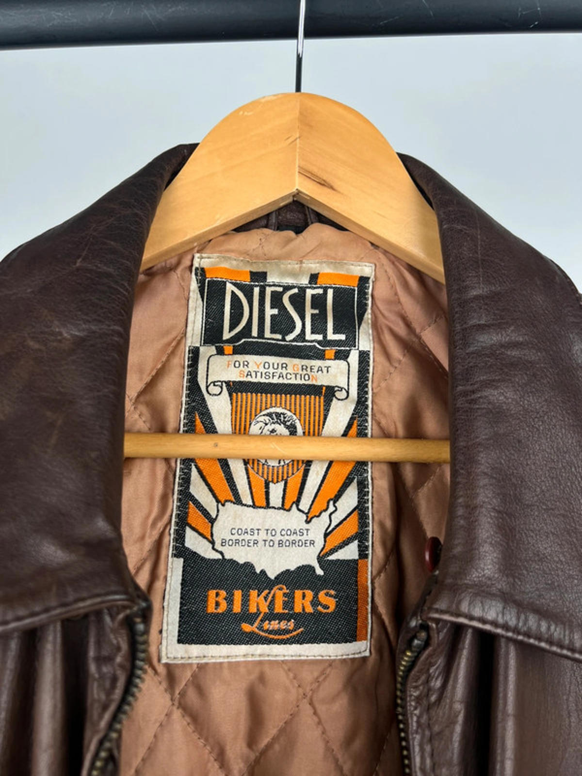 Vintage 80s Diesel Leather Jacket