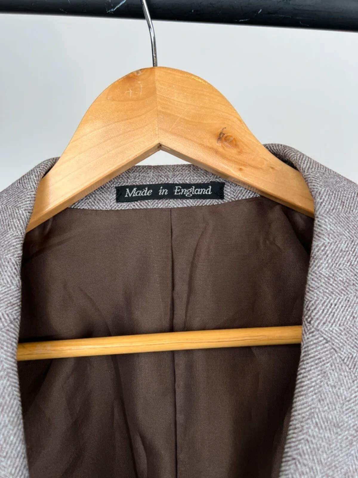 Vintage 90’s Herringbone Tailored Suit