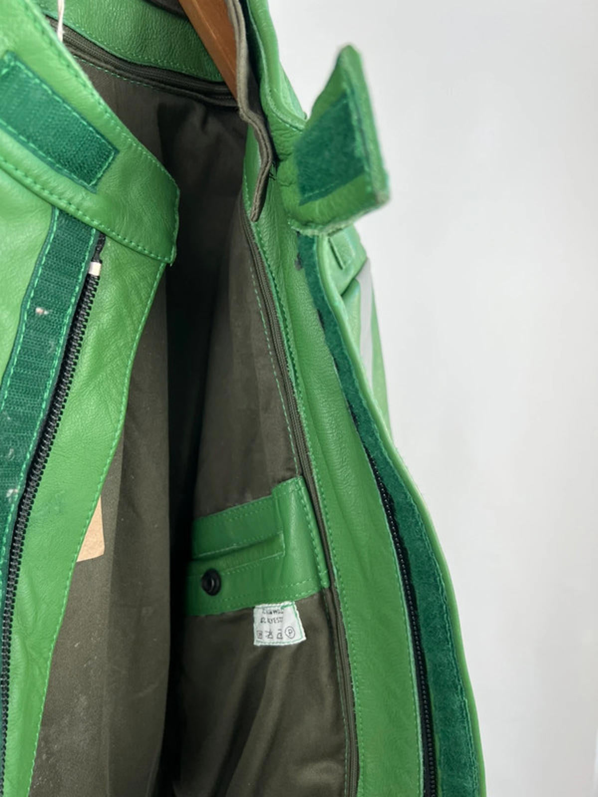Vintage 80s German Leather Biker Jacket