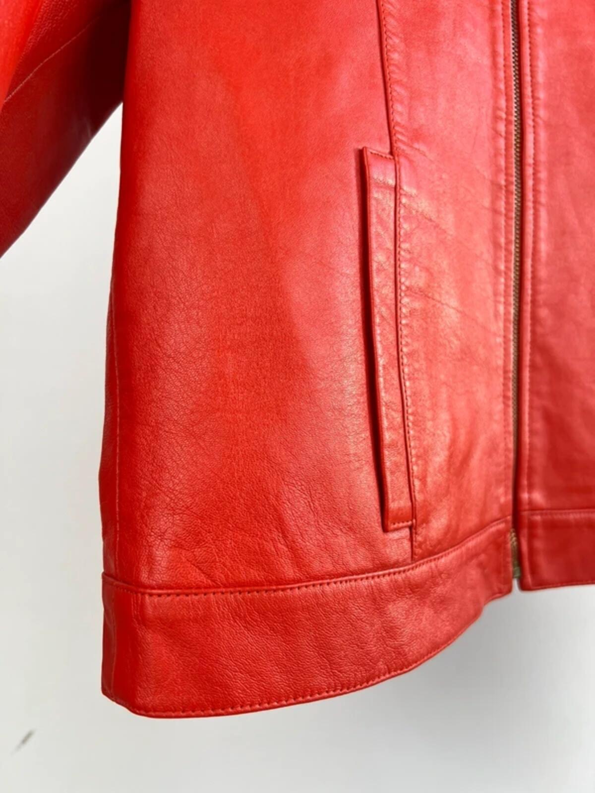 Vintage 90s Versace Leather Jacket